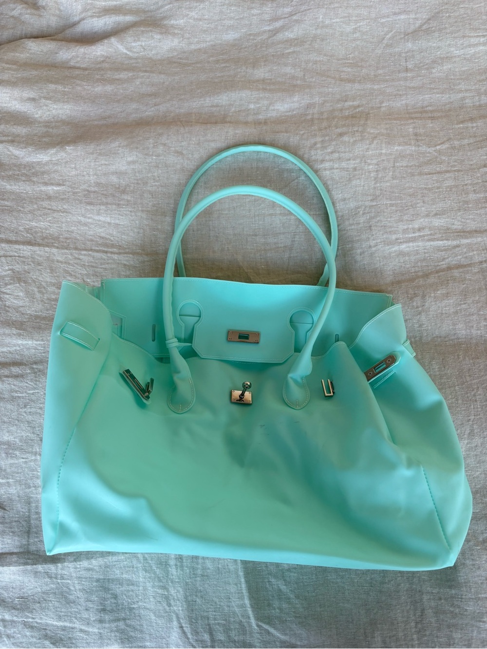 Jelly Firkin Birkin Beach Bag